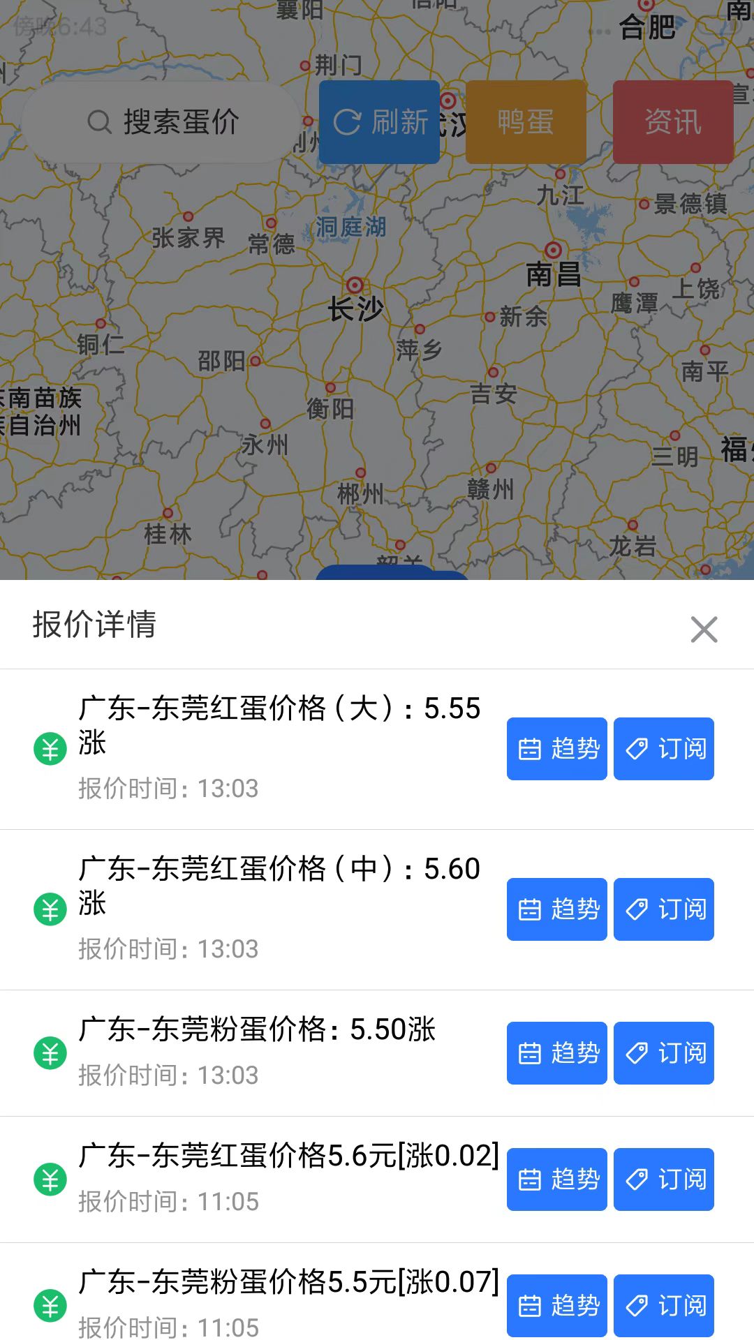 蛋价行情截图3