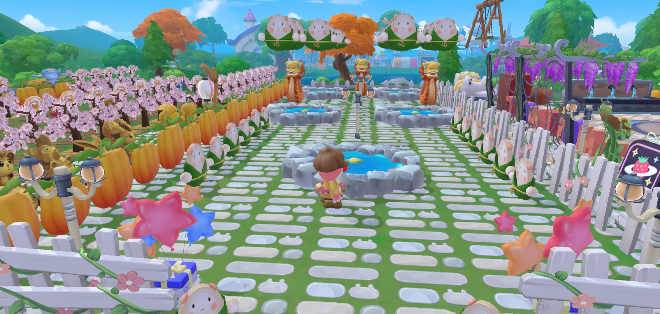 摩尔庄园装扮怎么漂浮