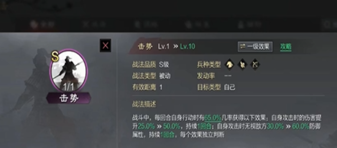 率土之滨击势怎么研究