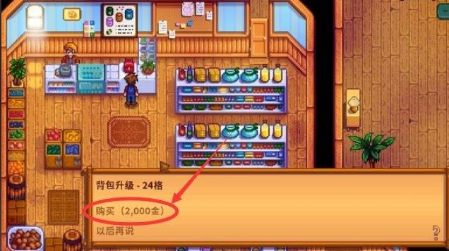 星露谷物语怎么扩大背包容量