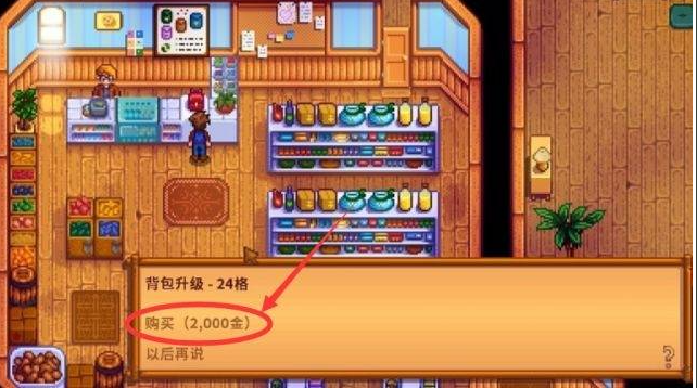 星露谷物语怎么扩展背包