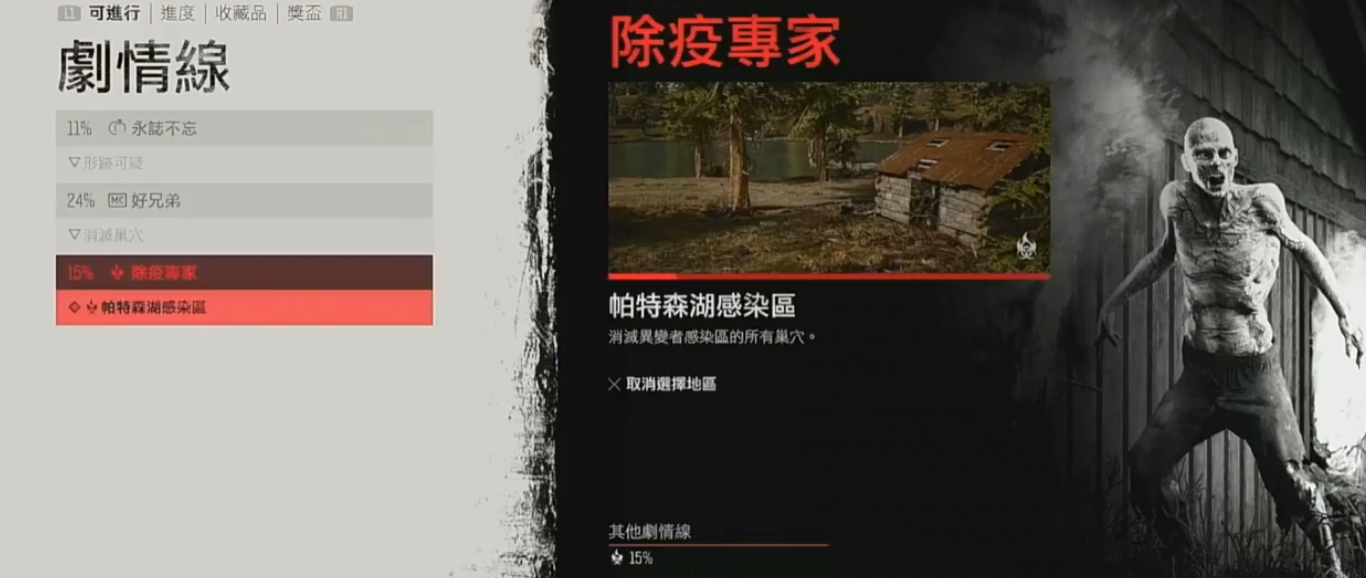 往日不再帕特森湖感染区在哪