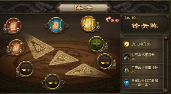 攻城掠地先用什么阵法