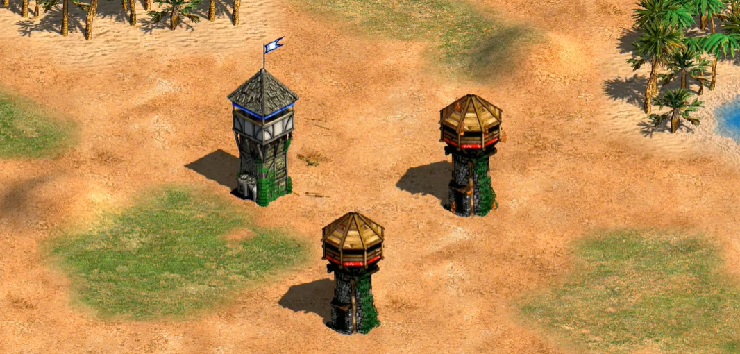 帝国时代2箭塔放什么兵