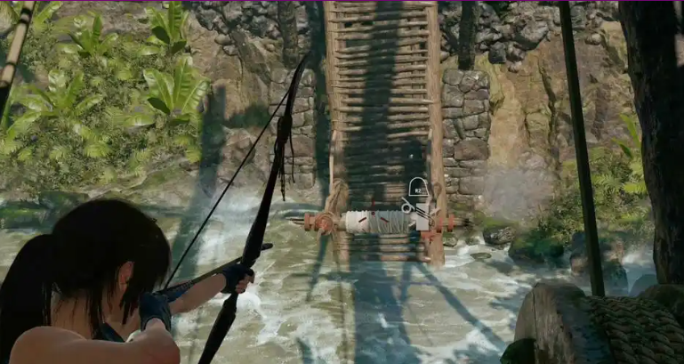 古墓丽影怎么过桥过去