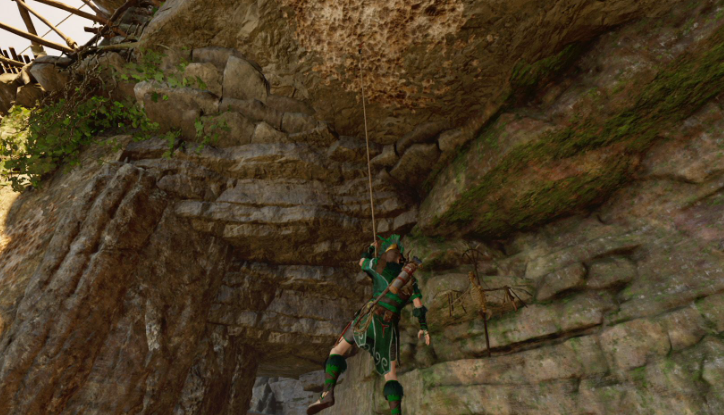 古墓丽影怎么爬悬崖