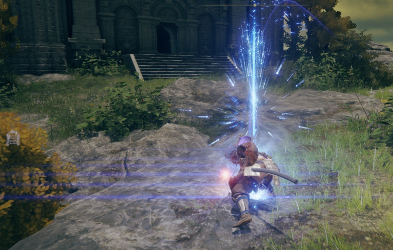 艾尔登法环武士怎么切刀