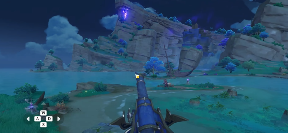 原神大炮旁的宝箱怎么开