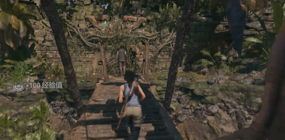 古墓丽影11吊桥怎么过