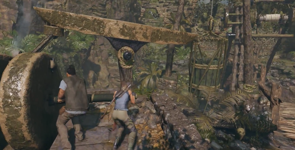 古墓丽影暗影过桥怎么过