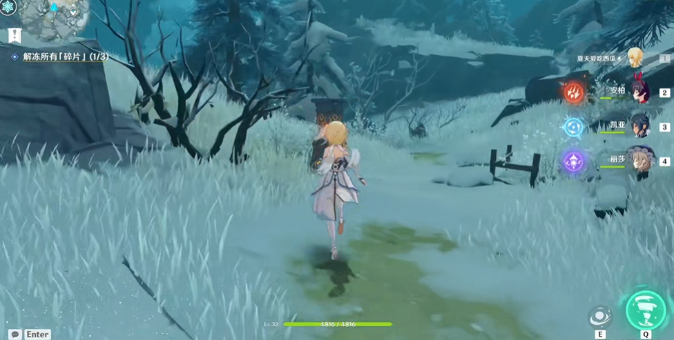 原神雪葬之都传送点怎么开