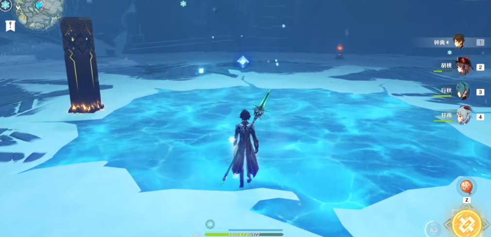 原神无相之冰下面的洞窟怎么进