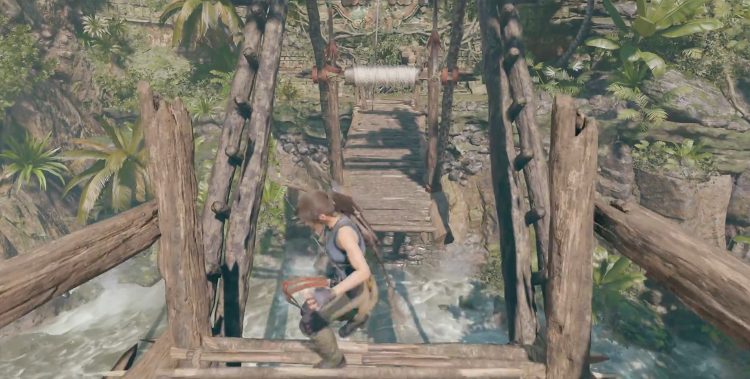 古墓丽影断桥怎么过