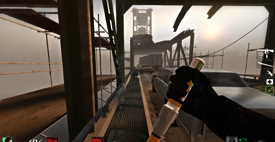 求生之路2吊桥怎么过