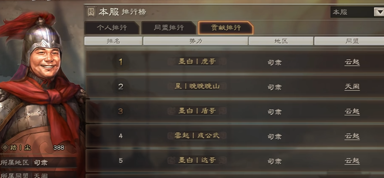 三国志战略版同盟贡献值如何来