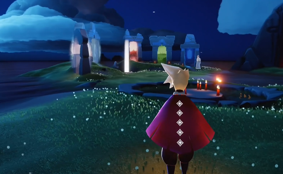 光遇紫斗篷怎么搭配