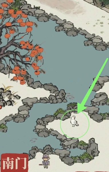 江南百景图怎么抓鸽子